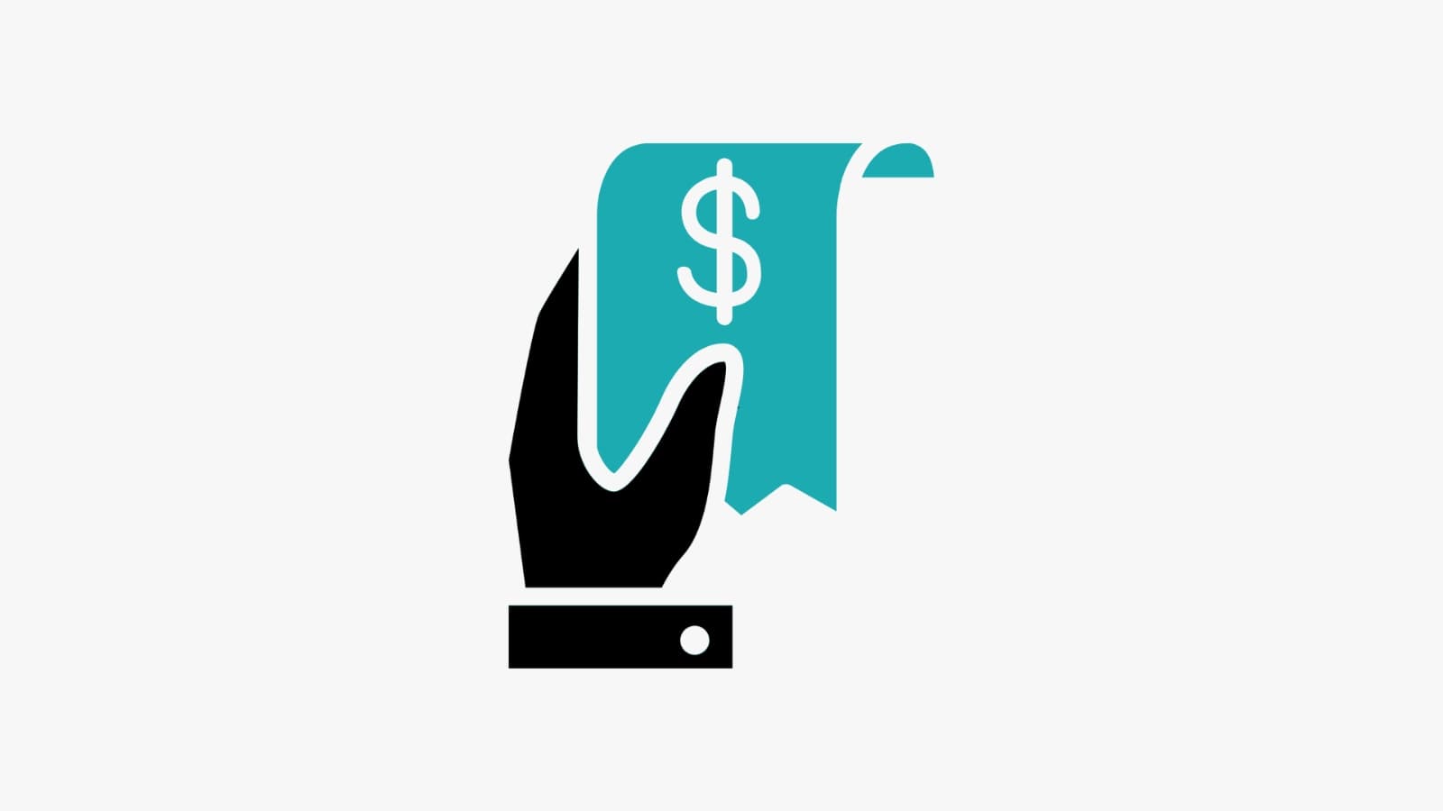 Illustration of a rent receipt